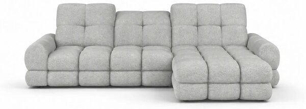 Coltar extensibil confortabil TOLLO MINI, sezlong dreapta, stofa catif
