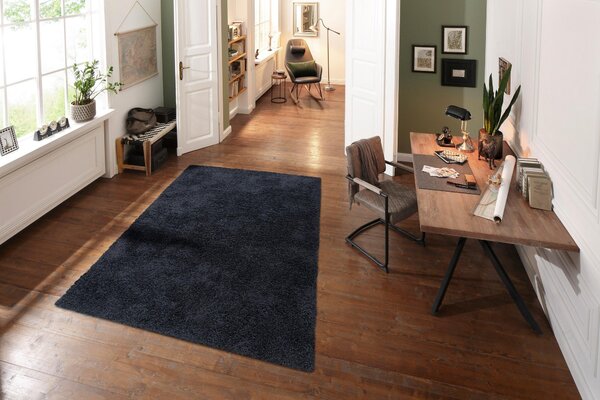 Covor Viva negru 60/90 cm