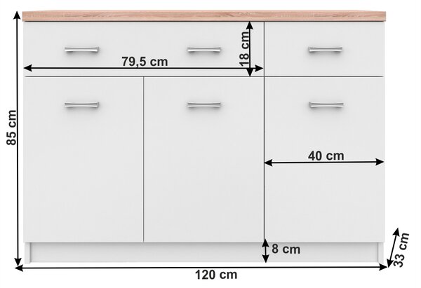 Comodă Timmy Typ 07 3D2S. 794609