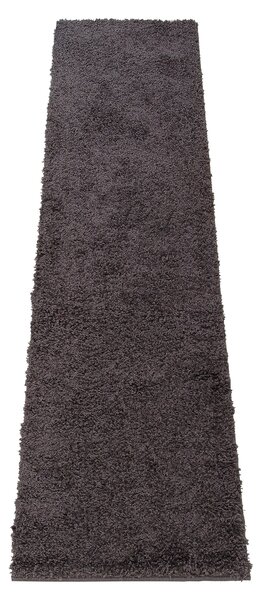 Traversa Shaggy 30 gri inchis 60/230 cm