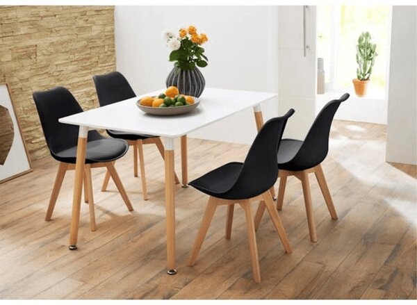 Scaun de sufragerie Balmaris (negru). Promo -33%. 1001822
