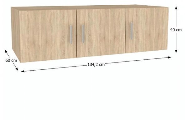 Suprastructură pentru dulap Izetta Typ 7 (stejar sonoma). 794838