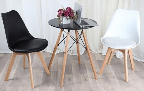 Scaun de sufragerie Balmaris (negru). Promo -33%. 1001822