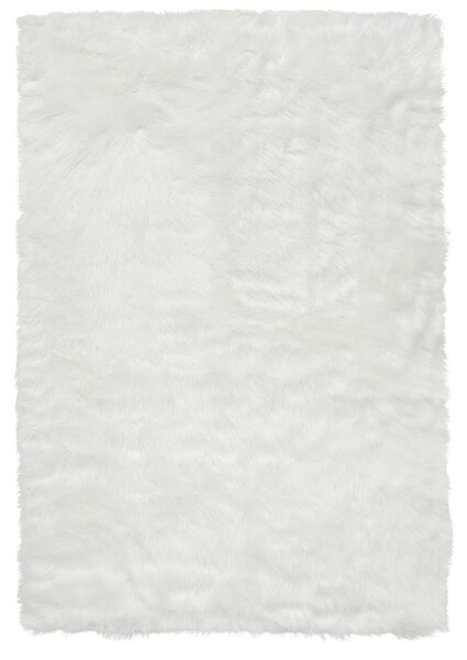 Covor Home affaire Dena, blana artificiala, alb, 120/180 cm