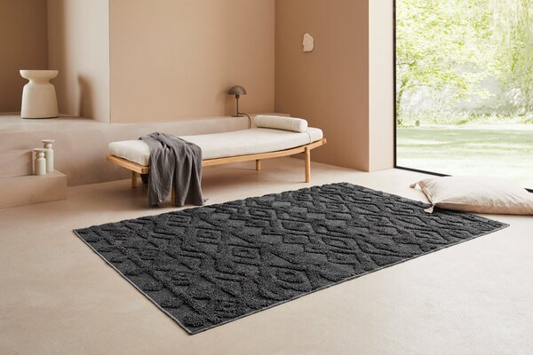 Covor Askja antracit 80/150 cm