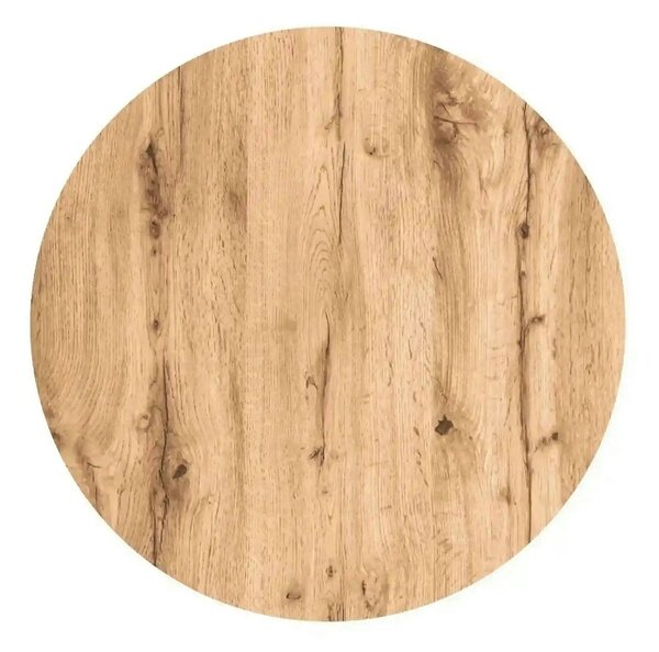 Masuta cafea EOS E, stejar artisan/negru mat, 45x55 cm