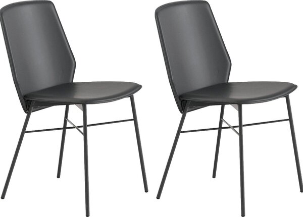 Set 2 scaune SIBILLA CB/1959 gri 45/56/83 cm
