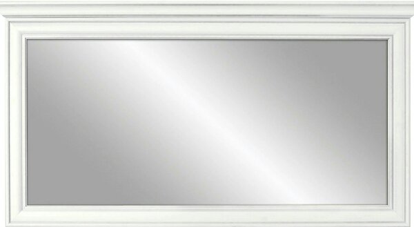 Oglinda perete cu rama IDENTO, alb, 155x7x72 cm
