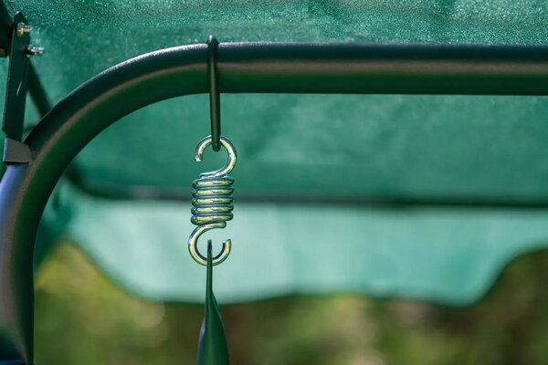 Balansoar gradina verde, 3 persoane, structura metal, 170 x 110 x 153 cm