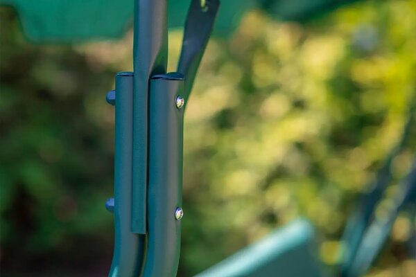 Balansoar gradina verde, 3 persoane, structura metal, 170 x 110 x 153 cm