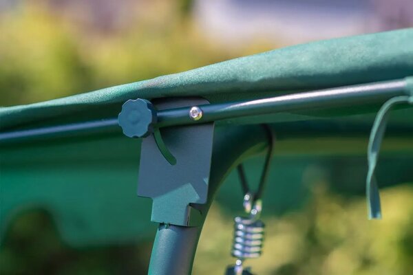 Balansoar gradina verde, 3 persoane, structura metal, 170 x 110 x 153 cm