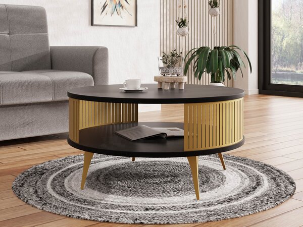 Măsuță de cafea Mezanoa Gold (auriu + Alb arctic) . 1103727