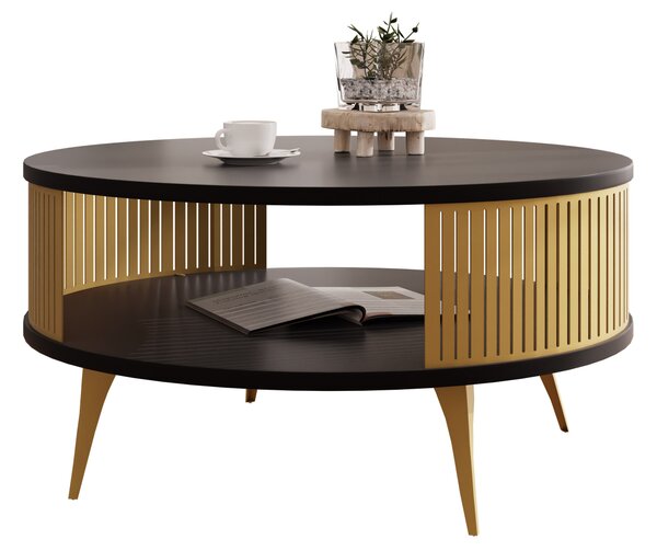 Măsuță de cafea Mezanoa Gold (auriu + Alb arctic) . 1103727