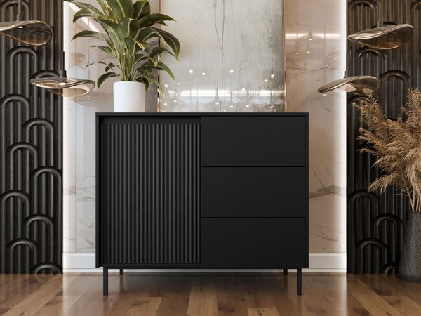 Comodă Somkera 1D3SZ (Negru) . 1103676