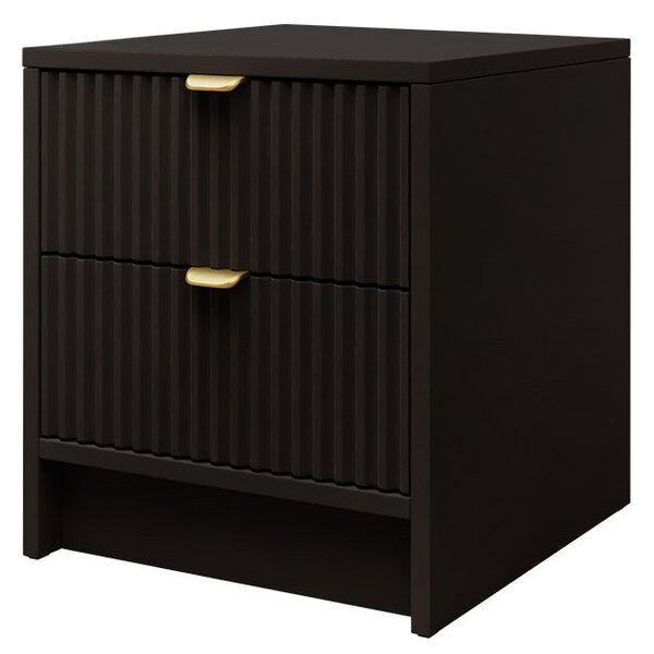 Noptieră Rozoma 2SZ (Negru molet + auriu) . 1104522