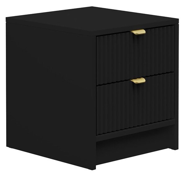 Noptieră Rozoma 2SZ (Negru molet + auriu) . 1104522