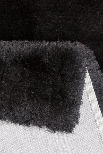 Covor Micro exclusiv negru 80/150 cm