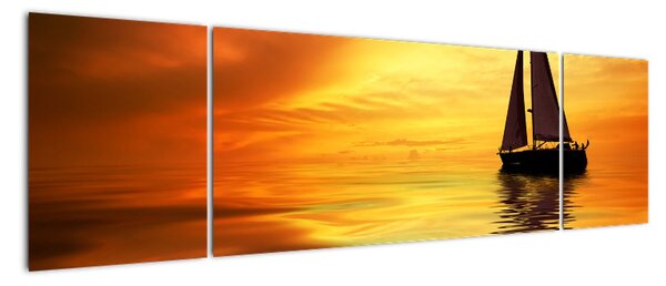 Tablou - nava de navigatie pe mare (170x50cm)