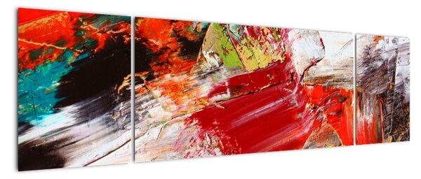 Tablou abstract colorat (170x50cm)