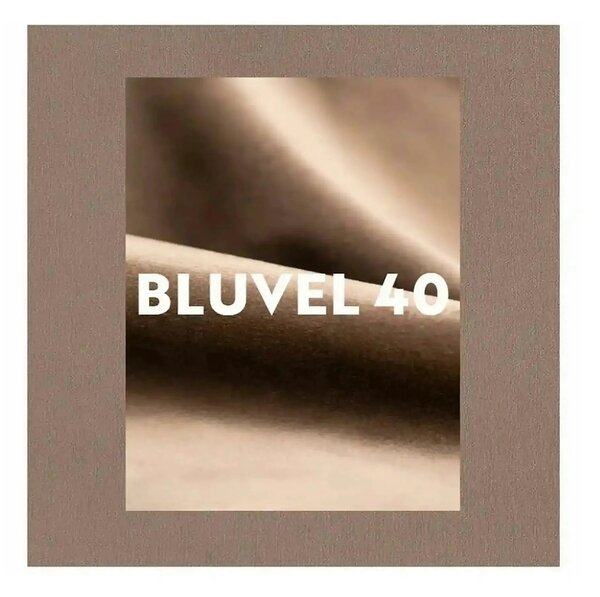 Scaun APPLE, bej inchis/negru, stofa catifelata - Bluvel 40/metal, 57x