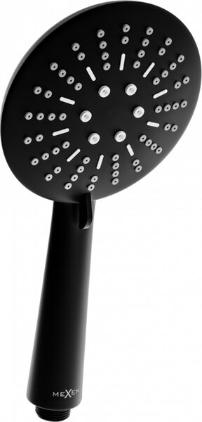 Accesorii Mexen - duș manual R67 Circle, 3 funcții, negru, 79567-70
