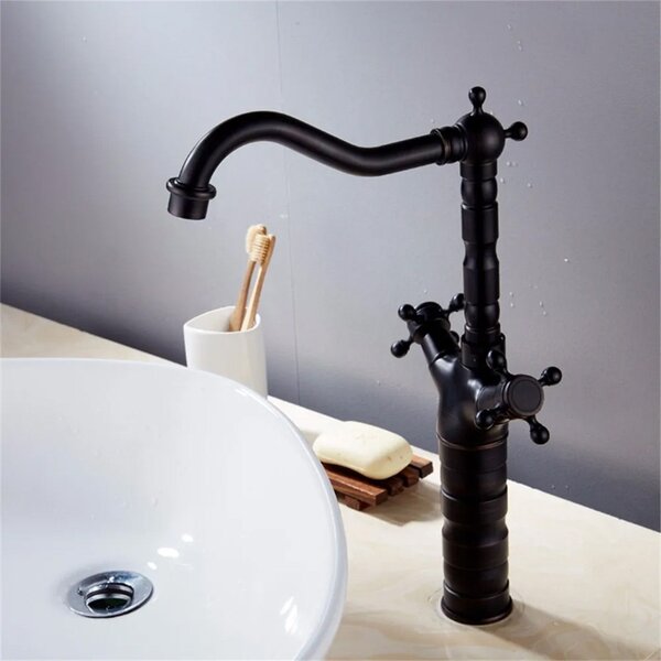 Baterie pentru baie / de bucătărie Rea Rustico Old Black
