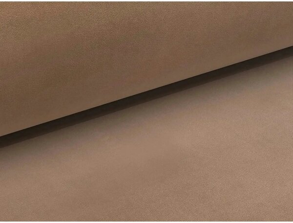 Fotoliu scoica CAMELLIA 1, stofă catifelata/metal, bej- Bluvel 28, 81×76×77 cm