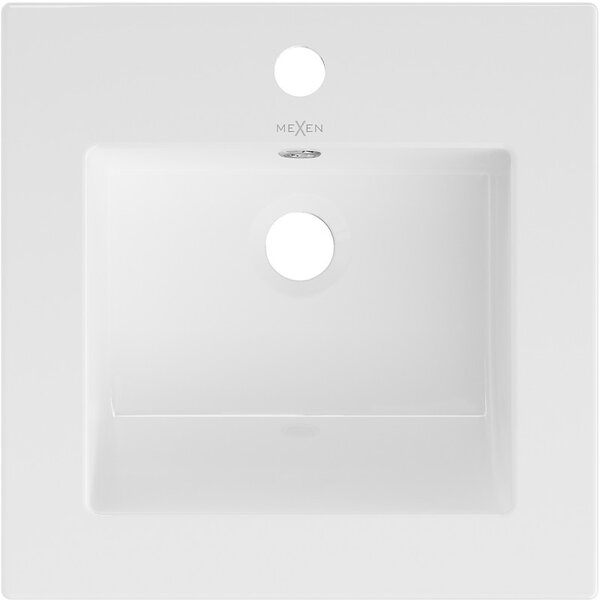 Mexen Atena chiuvetă încastrată în blat 41 x 41 cm, albă - 25014100