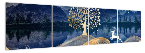 Tablou modern (160x40cm)