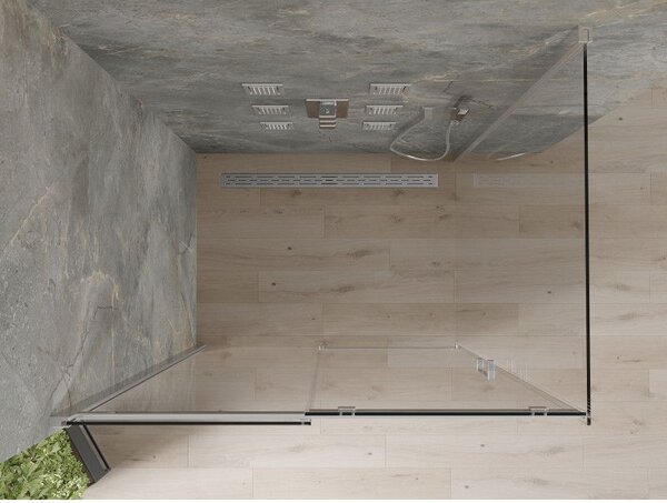 Mexen Omega cabină de duș glisantă 100 x 70 cm, transparent, crom - 825-100-070-01-00