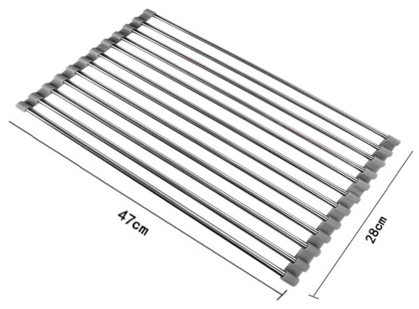 Mexen Accesorii Mexen, scurgere roll-up pentru chiuveta de bucătărie, gri, 660949-71