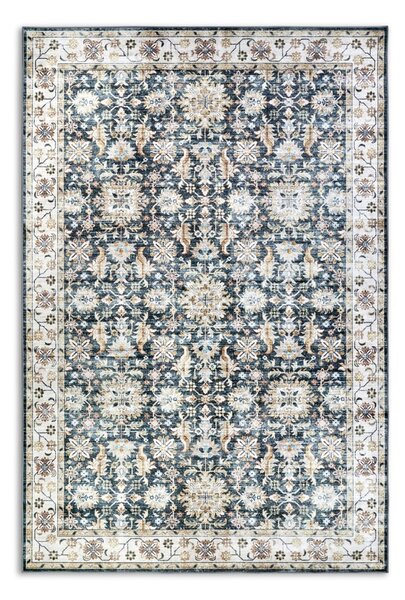 Covor albastru 80x150 cm Saveh Blue Cream – Elle Decoration