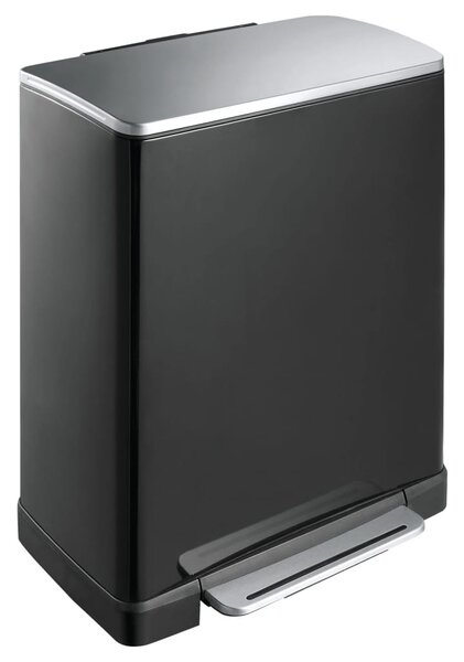 EKO Coș de gunoi cu pedală E-Cube, negru mat, 50 L 31667529