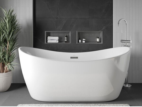 Mexen X-Wall-R poliță încastrată cu flanșă 45 x 20 cm, inox - 1910452010