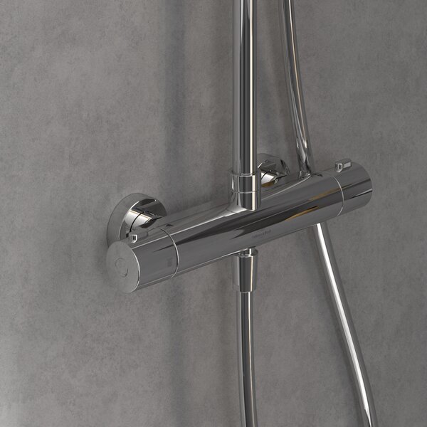 Villeroy & Boch Universal Showers set de duș perete cu termostat cu duș de ploaie crom TVS10900200061