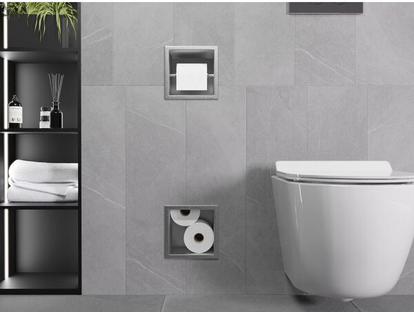 Mexen X-Wall-BP suport pentru hârtie igienică cu magazie, inox - 1914