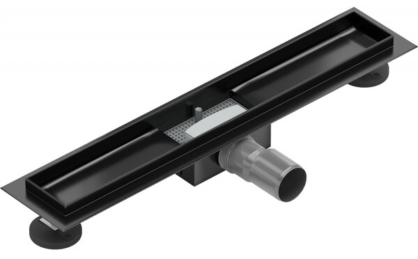 Mexen Flat carcasă pentru scurgere liniară 50 cm, negru - 1715050