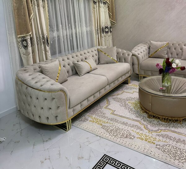 Canapeaua Safir Modela bej