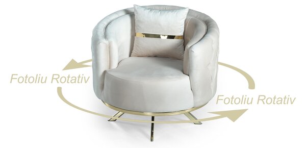 Set Canapea Extensibila Modela 3+1+1 Zebrano Luxury