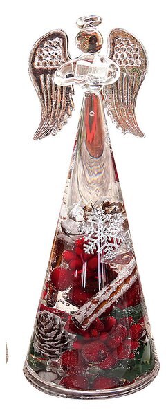 Figurina inger ANGEL noel, sticla, 20x8 cm