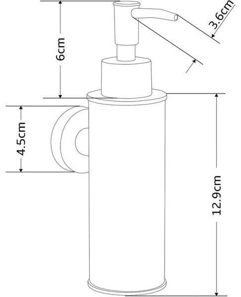 Mexen dispenser săpun, crom - 70622-00