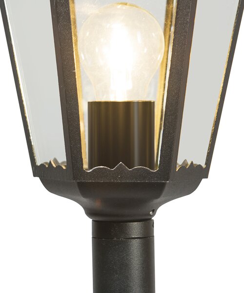 Lampă de podea clasică pentru exterior neagră 170 cm IP44 - New Orleans 1