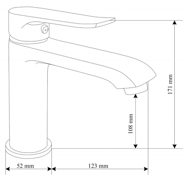 Mexen Pecos R05 set de baie, crom - 72703R05-00