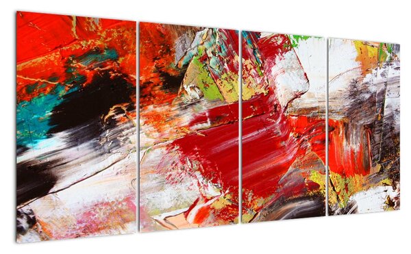 Tablou abstract colorat (160x80cm)