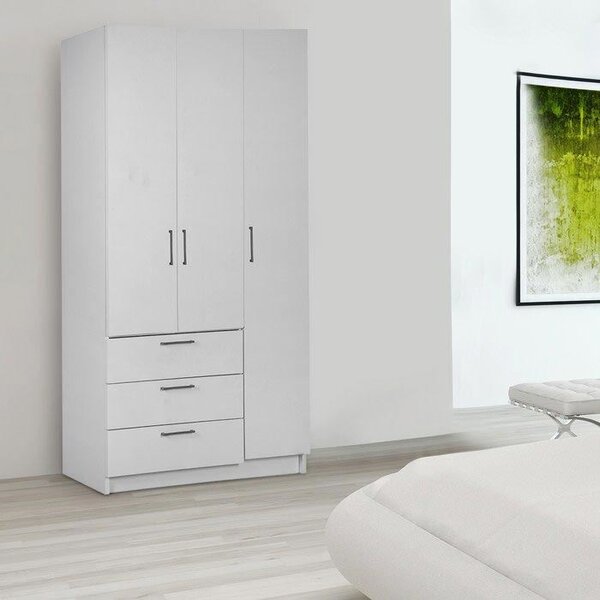 Dulap haine cu 3 usi & 3 sertare Triton Modella