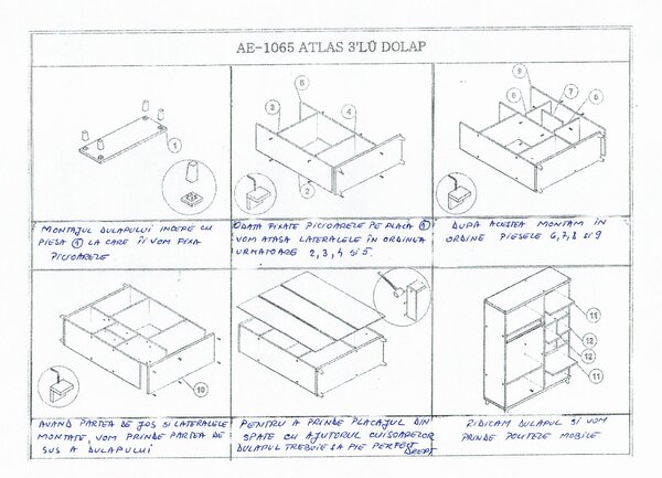 Sifonier Atlantis alb/stejar natur