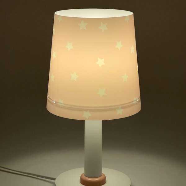 Dalber Star Light lampă de masă copii pink, Roz / Rosé, Camera copiilor, Plastic