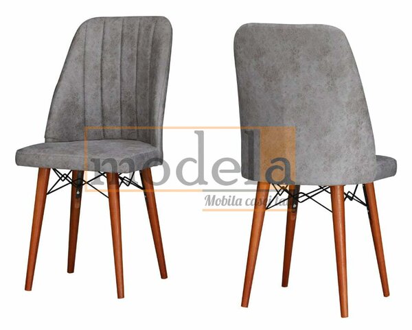 Set Masa Extensibila cu 6 scaune, Venetia Modella Gri