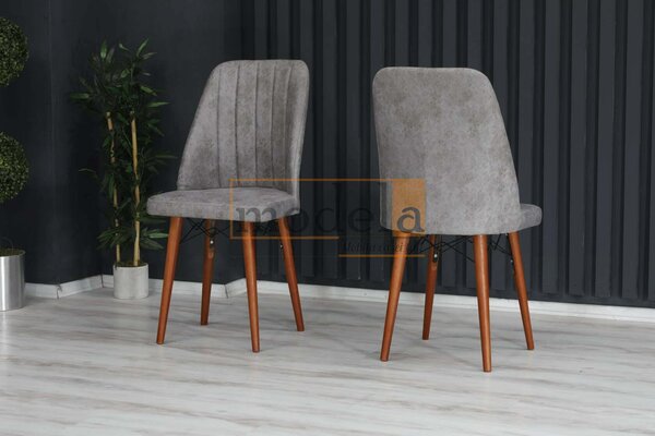 Set Masa Extensibila cu 6 scaune, Venetia Modella Gri