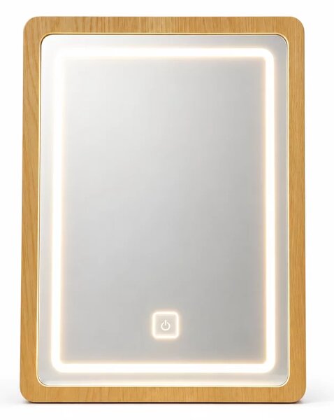 Oglinda LED pentru masuta de machiaj CRYSTAL - OAK